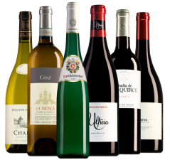 Wijnpakket luxe wijnen (6 flessen)