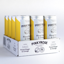 Pinky Rose Floral Ginger & Orange blikje