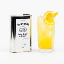 Pinky Rose Floral Ginger & Orange Siroop