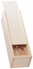 Houten geschenkkist champagne (750ml)