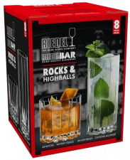 Riedel Bar Rocks & Highball Set (2x4)