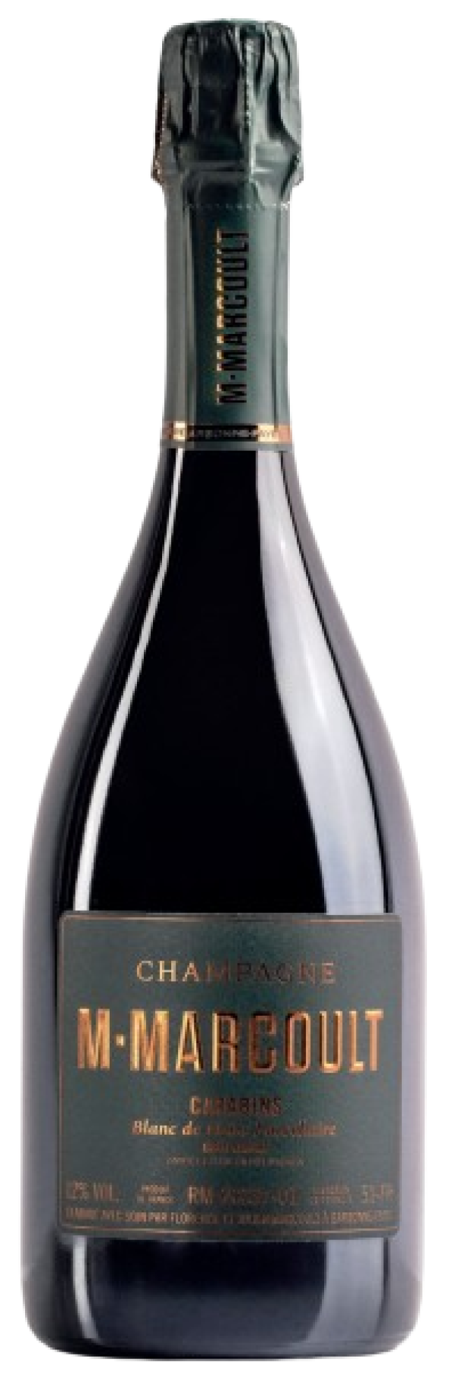 M.Marcoult Champagne Les Carabins Blanc de Noirs Parcellaire Brut Nature