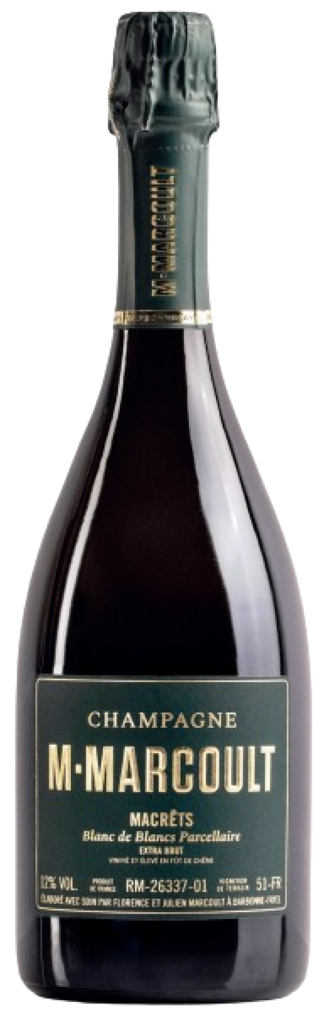 M.Marcoult Champagne Macrêts Blanc de Blancs Parcellaire Extra Brut